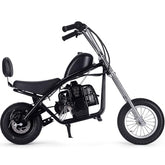 MotoTec 49cc Gas Mini Chopper V2, Pull Start Engine, 23 Mile Range, Black